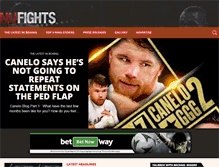 Tablet Screenshot of nyfights.com